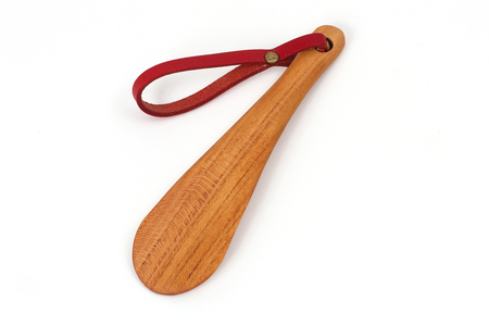 とんぼ工房手作り「靴べら大・小(携帯用)」セット／けやき (国産木材使用) [0334]