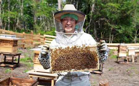 長野原町産 生はちみつ 大容量600gパウチ
