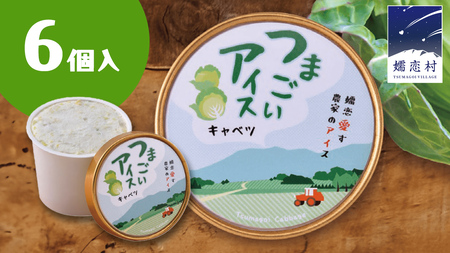 つまごいアイス キャベツ アイス 6個セット [AV002tu]