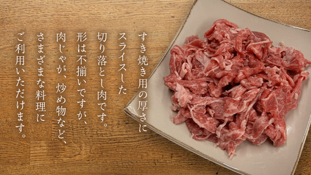 上州牛 切り落とし 1kg ( 500g × 2パック ) 上州牛 切り落とし 牛肉 冷凍 真空パック 群馬 国産牛 肉 500g 国産 ブランド牛 すき焼き [AH026tu]