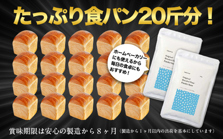 北海道産 「春よ恋」「ゆめちから」ブレンド小麦粉 パウダースノー（パン用強力粉）5kg 【 ふるさと納税 人気 おすすめ ランキング 小麦 小麦粉 粉 春よ恋 ゆめちから ブレンド パウダースノー パン用 強力粉 穀物 国産 北海道産 こむぎ こむぎこ  ギフト 贈答 プレゼント 贈り物 北海道 室蘭市 送料無料 】 MROBI010