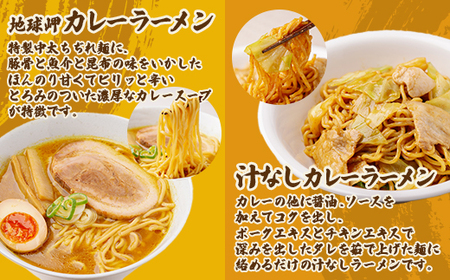 カレーラーメン3種セット（室蘭カレーラーメン6食、汁なしカレーラーメン4食、カレーつけ麺2食） 【 ふるさと納税 人気 おすすめ ランキング 北海道 室蘭 カレー ラーメン 麺 インスタント 醤油 味噌 乾麺 生麺 レトルト 食品 加工食品 セット 詰合せ ギフト プレゼント 自宅用 北海道 室蘭市 送料無料 】 MROV002