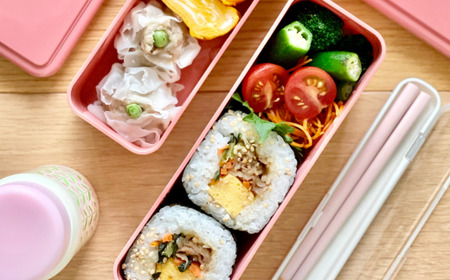 GEL-COOL お弁当箱 スリムモデル マカロンピンク MROK006-4