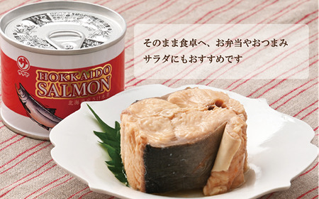＜笹谷商店さけ水煮缶(カラフトマス)　10缶セット＞北海道 北海道産 鮭 サケ さけ 缶詰 水煮缶 水煮 味噌汁
