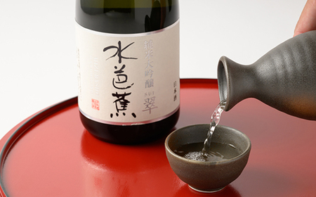 水芭蕉 純米大吟醸 翠 720ML (化粧箱入り)_酒・アルコール 純米大吟醸 日本酒 sake サケ_【1573108】