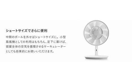 【ふるなびWEEK対象】バルミューダ　TheGreenFan　DCモータ扇風機（ホワイト×グレー） 扇風機 冷房 節電 首振り 季節家電　FN-Limited-PR