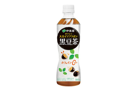 《定期便2ヶ月》おいしく大豆イソフラボン黒豆茶 500ml×24本【1ケース】