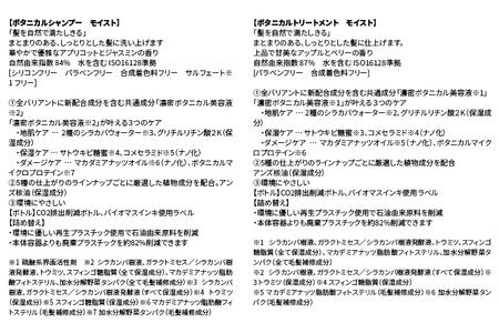 BOTANIST ボタニスト ボタニカル シャンプー＆トリートメント 詰替セット【モイスト】