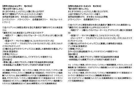 BOTANIST ボタニスト ボタニカル シャンプー＆トリートメント 大容量詰替セット【モイスト】