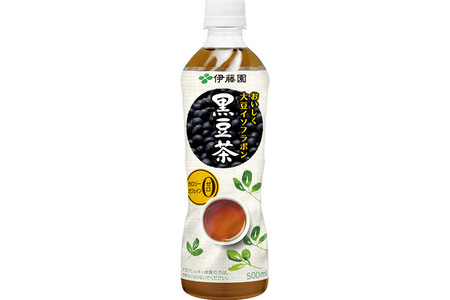 おいしく大豆イソフラボン黒豆茶　500ml×24本【2ケース】