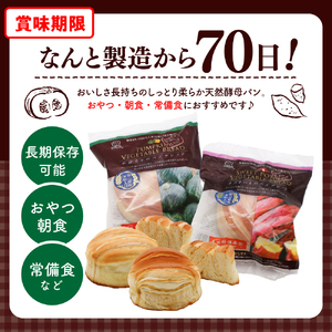 デイプラス天然酵母パン　ベジブレッド　さつまいも・南瓜（12個入り×2ケース）※沖縄・離島配送不可 