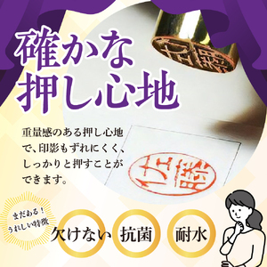 印鑑 【金色印鑑】 はんこ 16.5ミリ 合金 群馬県 千代田町 ＜パルヴォンジャパン＞