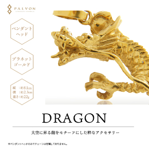 アクセサリー 【DRAGON】プラネットゴールド 合金 群馬県 千代田町 ＜パルヴォンジャパン＞ ※沖縄・離島地域へのお届け不可 ペンダント ネックレス 金 ジュエリー 送料無料 お取り寄せ ギフト 贈り物 贈答用 プレゼント