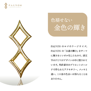 アクセサリー 【PALVON LOGO LARGE】プラネットゴールド 合金 群馬県 千代田町 ＜パルヴォンジャパン＞ ※沖縄・離島地域へのお届け不可  ペンダント ネックレス 金 ジュエリー 送料無料 お取り寄せ ギフト 贈り物 贈答用 プレゼント