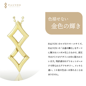 アクセサリー 【PAVLON LOGO SMALL】プラネットゴールド 合金 群馬県 千代田町 ＜パルヴォンジャパン＞ ※沖縄・離島地域へのお届け不可 ペンダント ネックレス 金 ジュエリー 送料無料 お取り寄せ ギフト 贈り物 贈答用 プレゼント