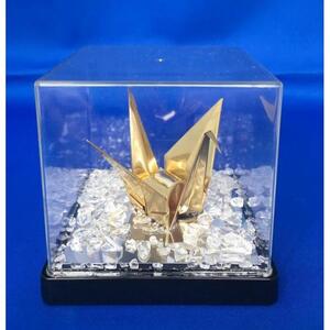 【真鍮鶴】鶴の恩返し　日頃の感謝を込めて　誕生祝用