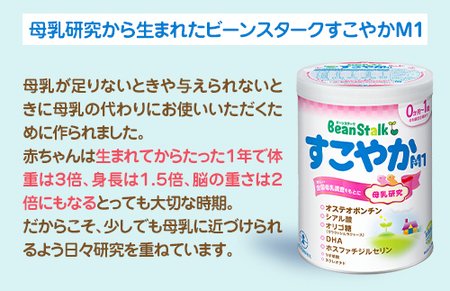 粉ミルク ビーンスターク すこやかM1(大缶×8缶入)1ケース/乳幼児用