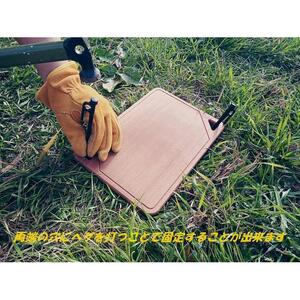 新素材アイセルウッド80!樹脂製薪割り台!刃物を傷めにくいちょうどいい硬さ!薪割り台(亀甲)