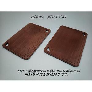 新素材アイセルウッド80!樹脂製薪割り台!刃物を傷めにくいちょうどいい硬さ!薪割り台(亀甲)