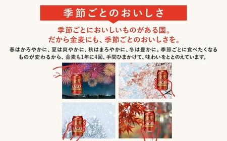【2ヶ月定期便】サントリー 金麦 ザ・ラガー 350ml×24本（1箱）｜ 金麦 サントリー ビール ギフト お酒 アルコール 缶ビール