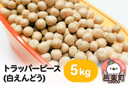 トラッパーピース（白えんどう）5kg×1袋 サイトウ・コーポレーション 飼料