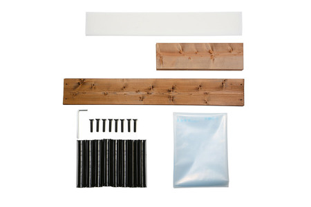 お手軽ビオトープ 池製作キット(W120×D60×H18.5cm) ブラウン