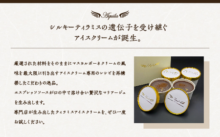 ティラミスアイスクリーム　4個セット　【11100-1269】