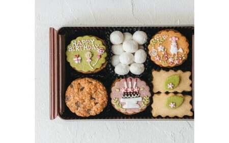 ちいさな窓のクッキー缶「ツルギーのバースディパーティ」　【11100-1367】