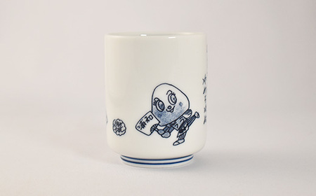 【浦和のうなぎを育てる会】うなこちゃん湯飲み 2個　【11100-1459】