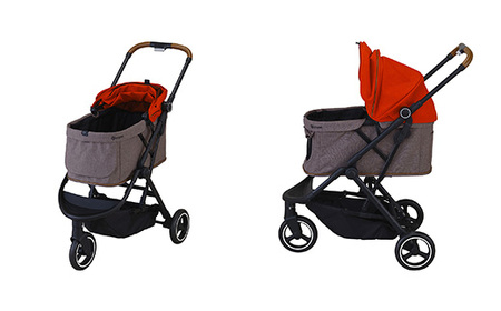 【119661】コンビ compet ルルテイル（キラウエアレッド×グレージュ）　【11100-1410】