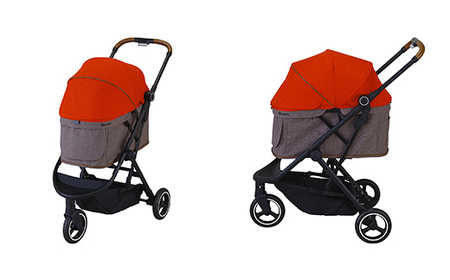 【119661】コンビ compet ルルテイル（キラウエアレッド×グレージュ）　【11100-1410】