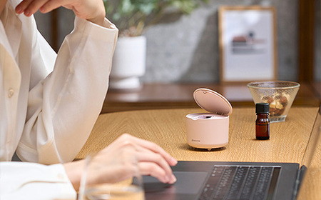 リズム アロマディフューザー AROMAFUN ピンク　【11100-1812】