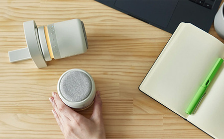 リズム 防水ポータブルシアタースピーカー MAGSPEAKER DUO ブラック　【11100-1817】