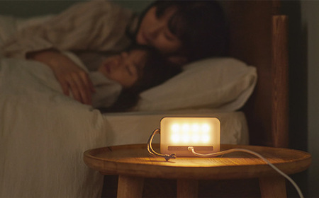 リズム LANTERNCLOCK ライトグレー　【11100-1819】