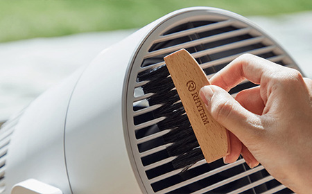 リズム 大風量2重反転ファン搭載サーキュレーター Silky Wind Circulator ライトグレー　【11100-1822】