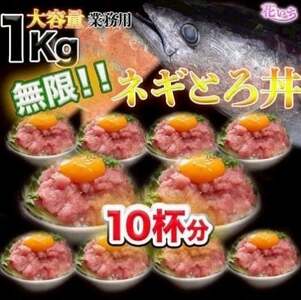 【市場食堂　花いち】　ネギトロ250g×4PC×4　【11100-1898】
