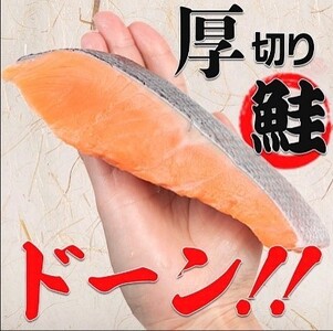 【市場食堂 花いち】銀鮭厚切り 切り身 1キロ 【11100-1911】