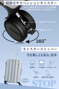 NEWTRIP1101　スーツケース　ガンブラック　Sサイズ　【11100-2008】