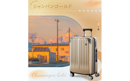 NEWTRIP0201p　スーツケース　シャンパンゴールド　Mサイズ　