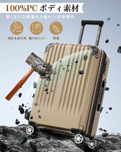 NEWTRIP0201p　スーツケース　オートミールグレー　Sサイズ　【11100-2025】