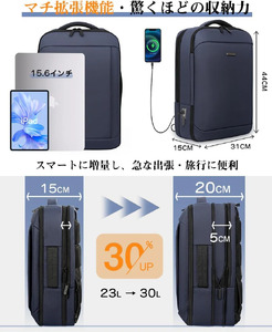 NEWTRIP2201　リュックサック　ネイビー　【11100-2034】