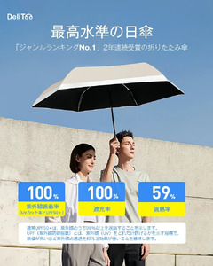 自動開閉折りたたみ傘 6本骨　ブラック　【11100-2039】