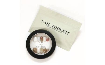 ネイルチップ ショート【月白】Lサイズ Antellijan大宮ネイルサロンのハンドメイド S2-L