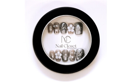 ネイルチップ ショート【星霞】Mサイズ Antellijan大宮ネイルサロンのハンドメイド S4-M