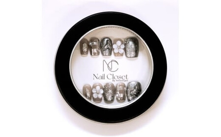 ネイルチップ ショート【星霞】Lサイズ Antellijan大宮ネイルサロンのハンドメイド S4-L