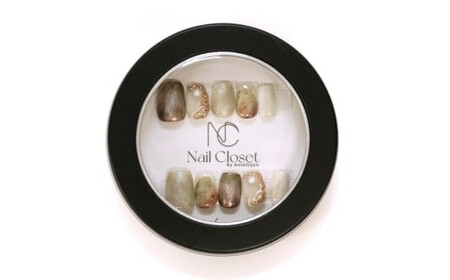 ネイルチップ ショート【玉響】Mサイズ Antellijan大宮ネイルサロンのハンドメイド S5-M