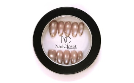 ネイルチップ ミディアム【艶羽衣】Sサイズ Antellijan大宮ネイルサロンのハンドメイド M5-S