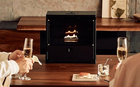 イワタニ　炎を楽しむインテリア暖炉「MYDANRO」CB-MDR-1　
