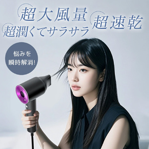 Iversan 大風量 ヘアドライヤー　グレー　【11100-1729】