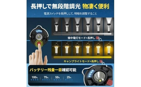 LED ランタン ブラック